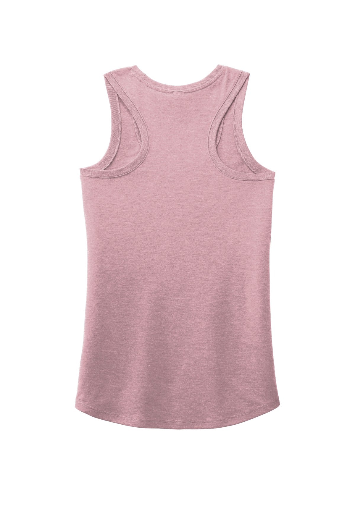 Rear View of Hthrd Lavender District Women's Perfect Tri Racerback Tank. DM138L