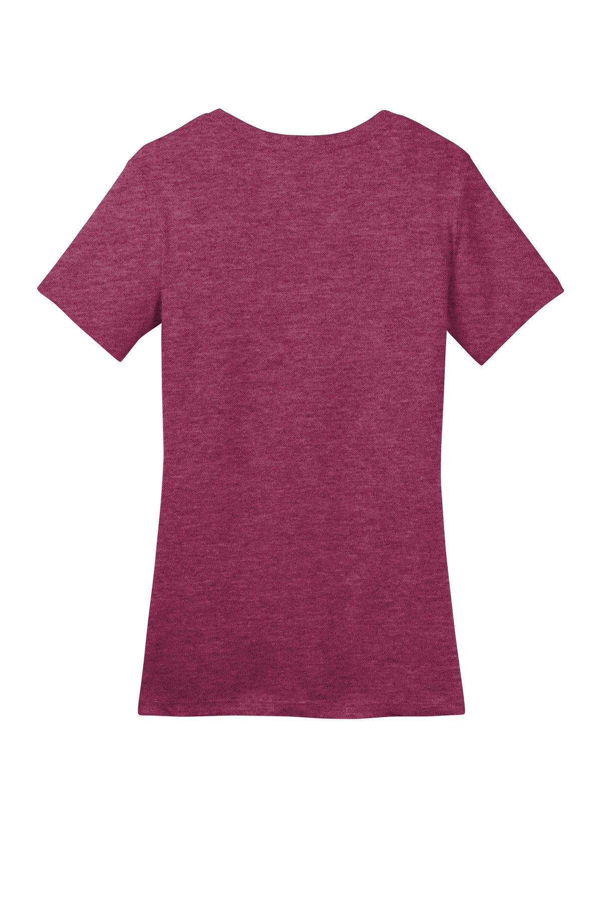 Rear View of Hthrd Loganbry District Women's Perfect Weight Tee. DM104L