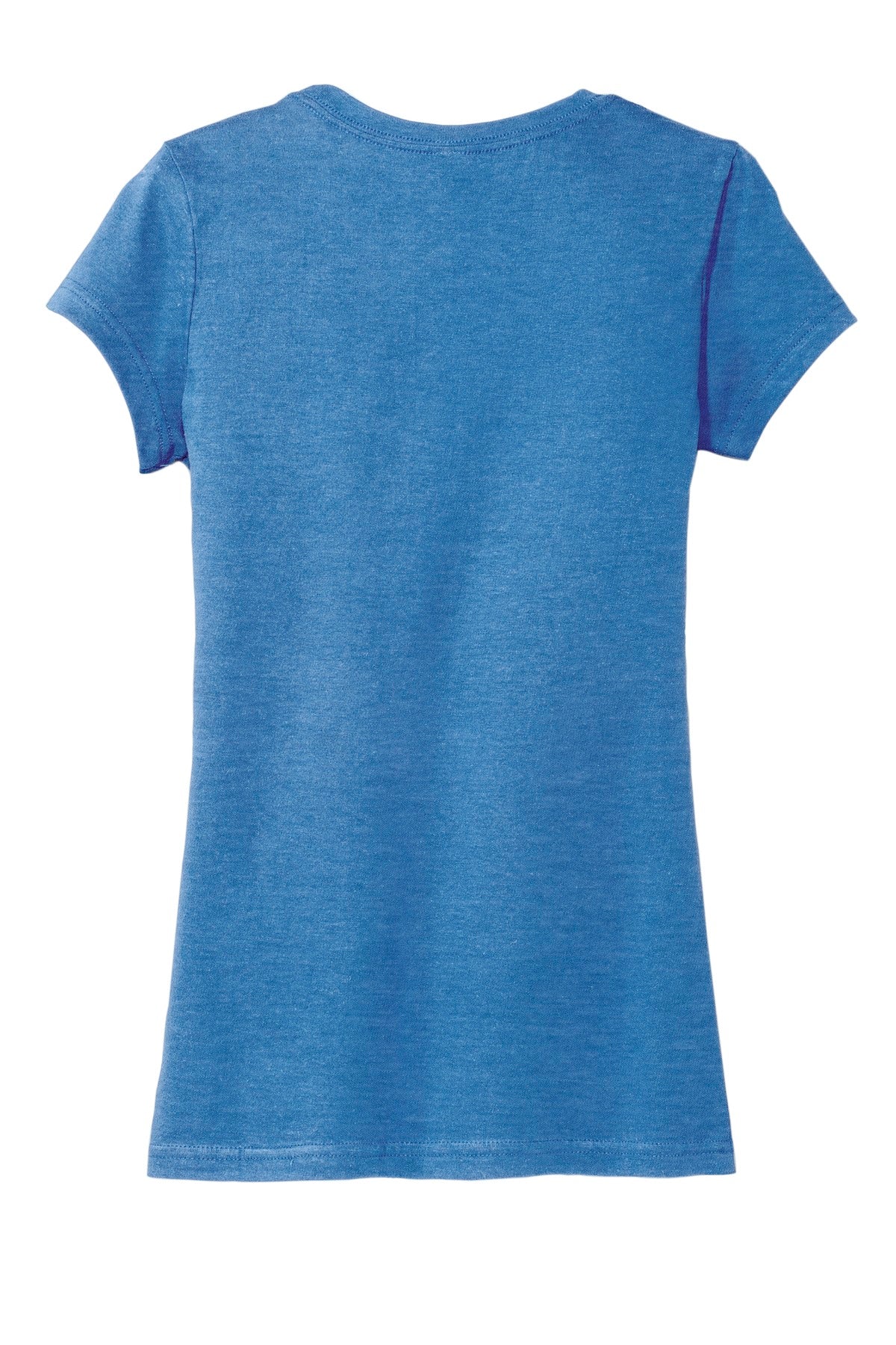 Rear View of Hthrd Royal District Women's Fitted Very Important Tee . DT6001