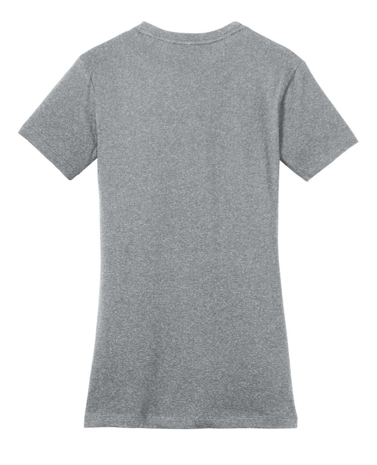 Rear View of Hthrd Steel District Women's Perfect Weight Tee. DM104L