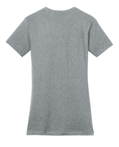 Rear View of Hthrd Steel District Women's Perfect Weight Tee. DM104L