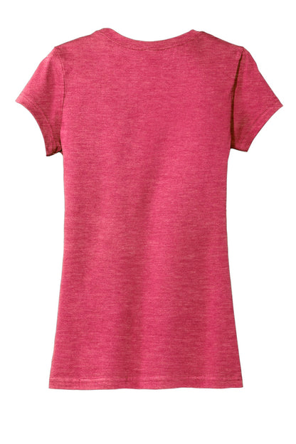 Rear View of Hthrd Watermln District Women's Fitted Very Important Tee . DT6001