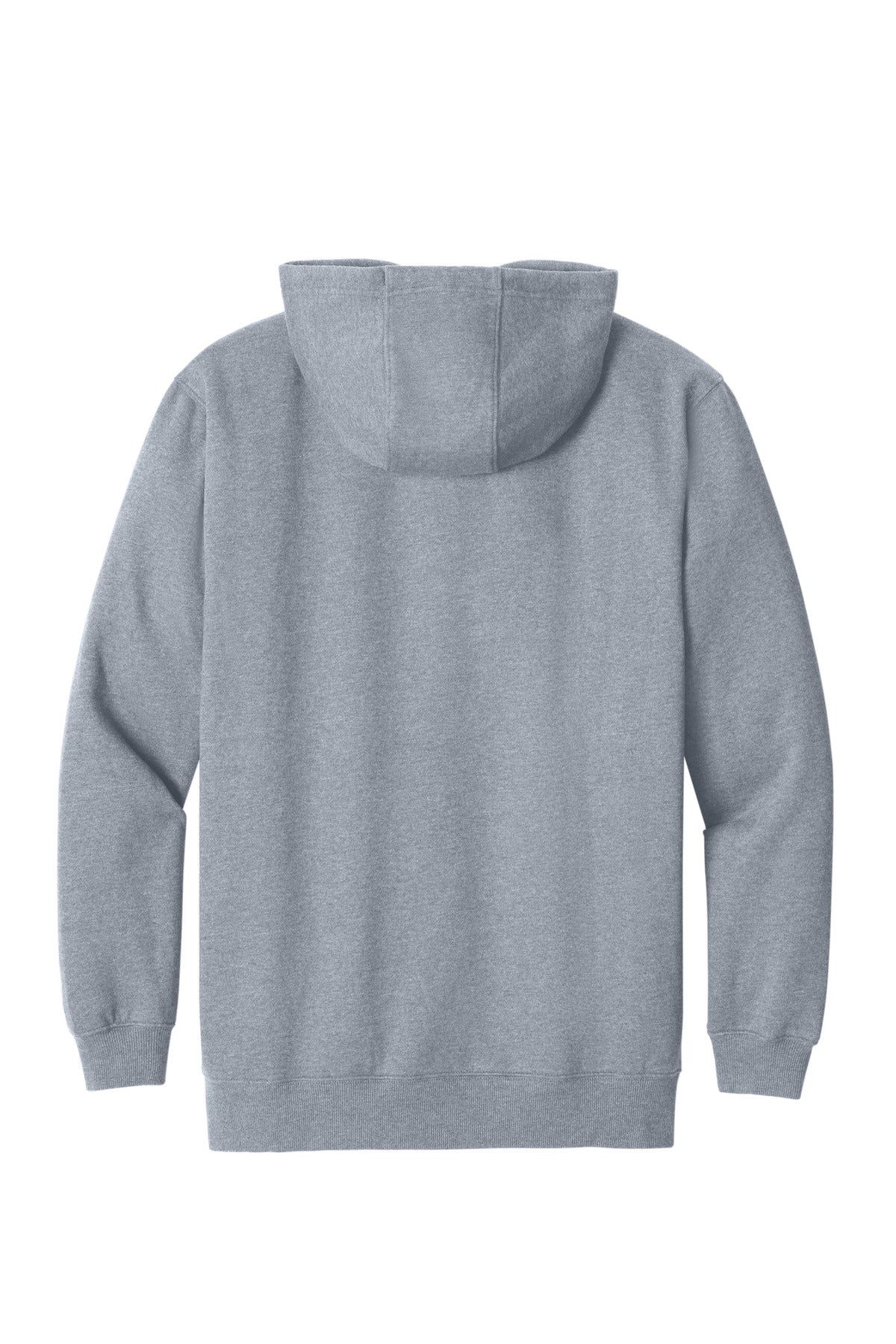 Rear View of HthrGrey CornerStone Tough Fleece Pullover Hoodie CSF630