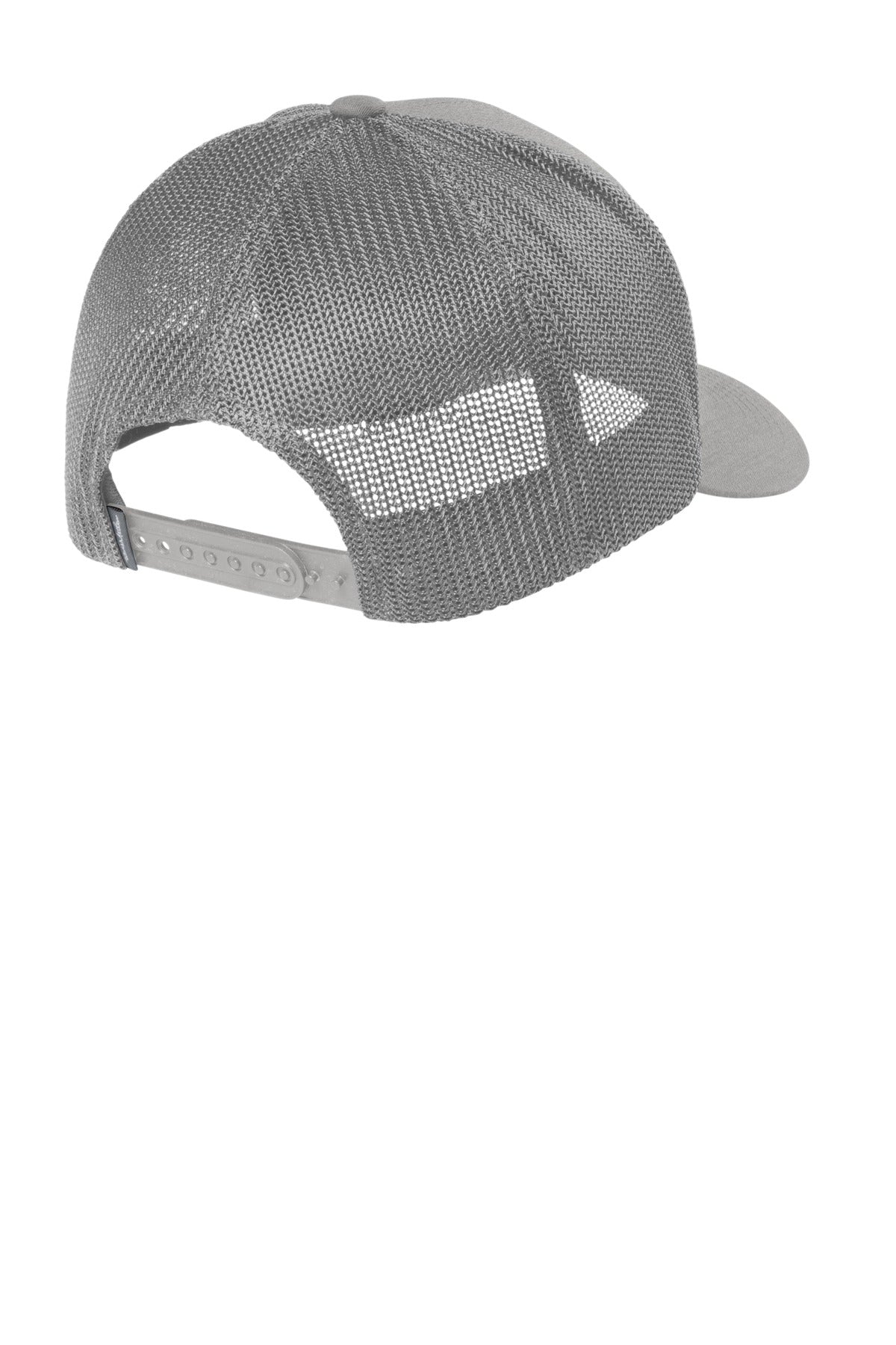 Rear View of HthrGrey TravisMathew Cruz Trucker Cap. TM1MU423