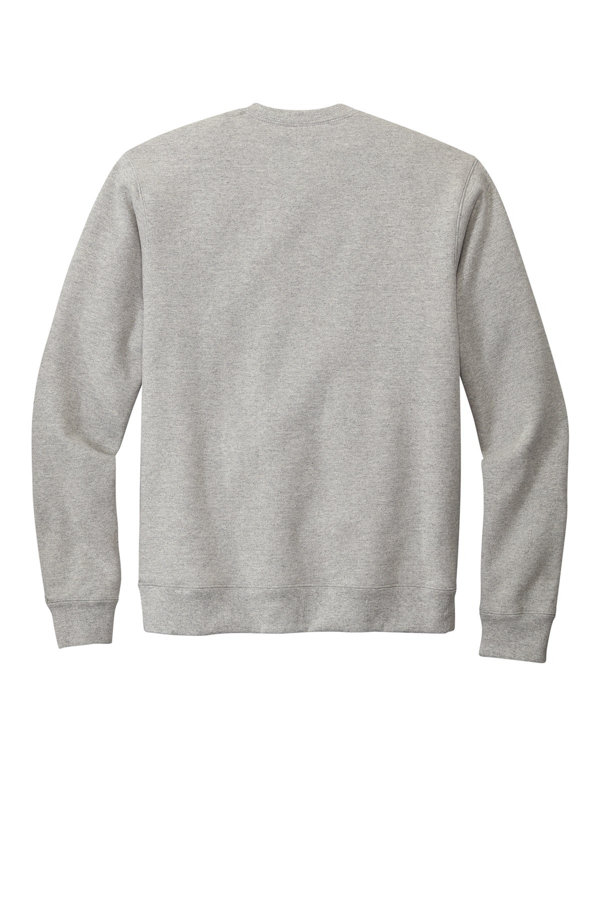 Rear View of HthrGrey Volunteer Knitwear Chore Fleece Crewneck VL130