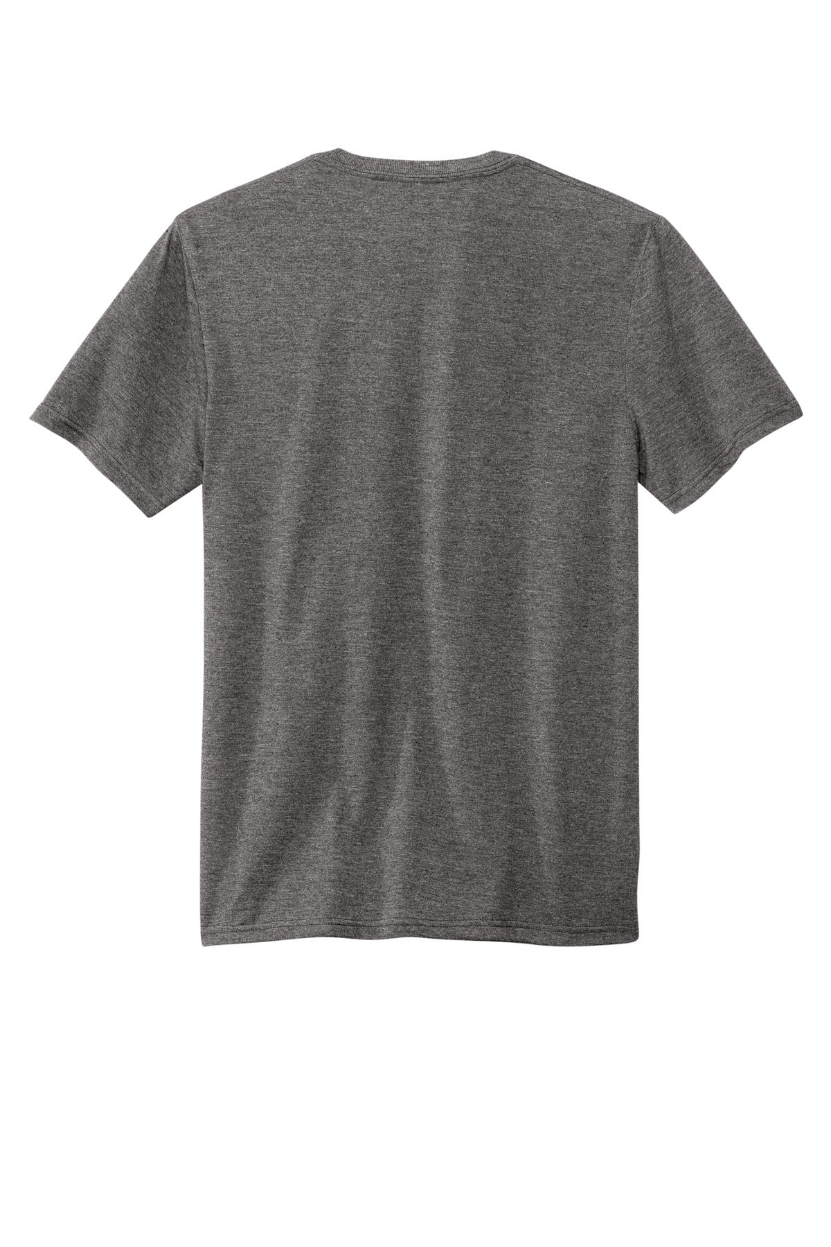 Rear View of HthrGryStl Volunteer Knitwear Tri Tee VL40