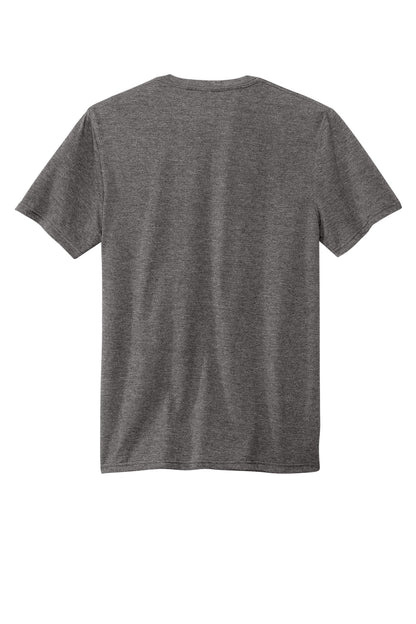 Rear View of HthrGryStl Volunteer Knitwear Tri Tee VL40