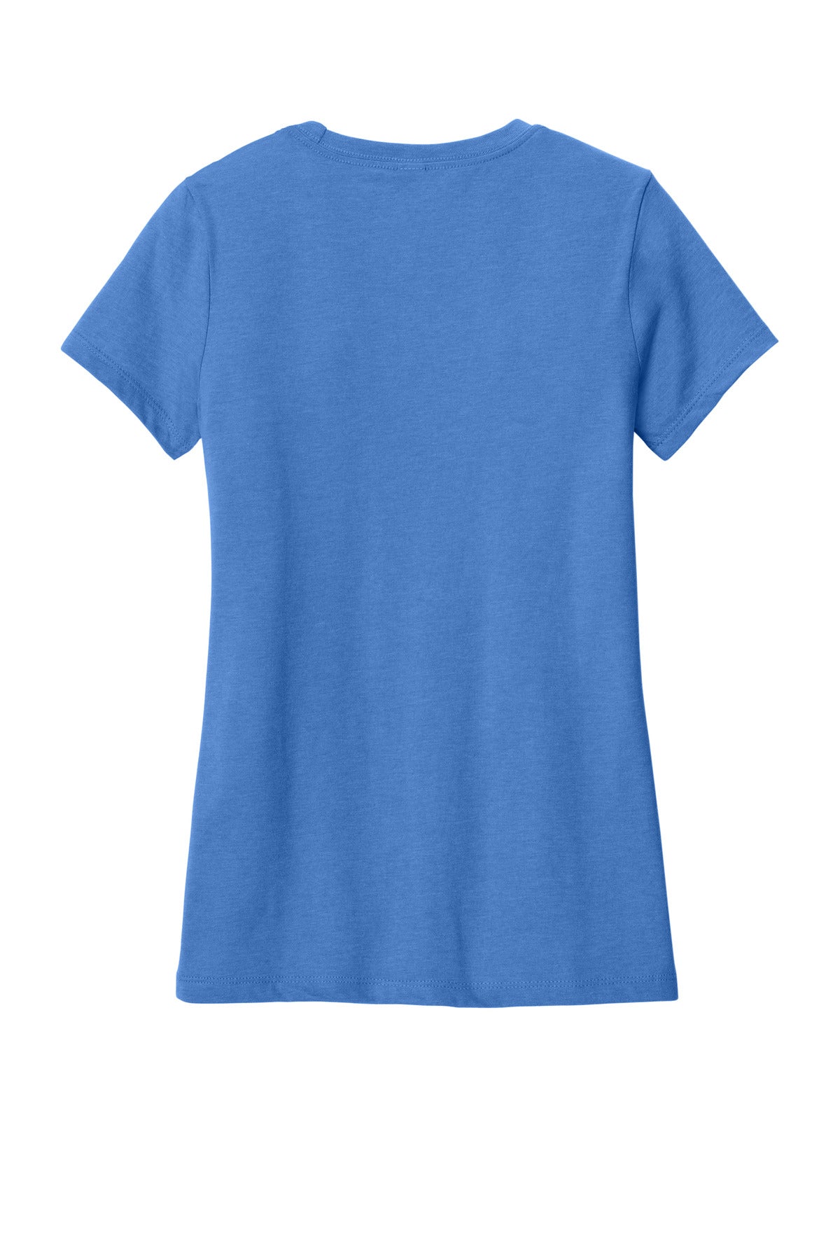 Rear View of HtrdRoyal District Women's Perfect Blend CVC Tee. DM108L