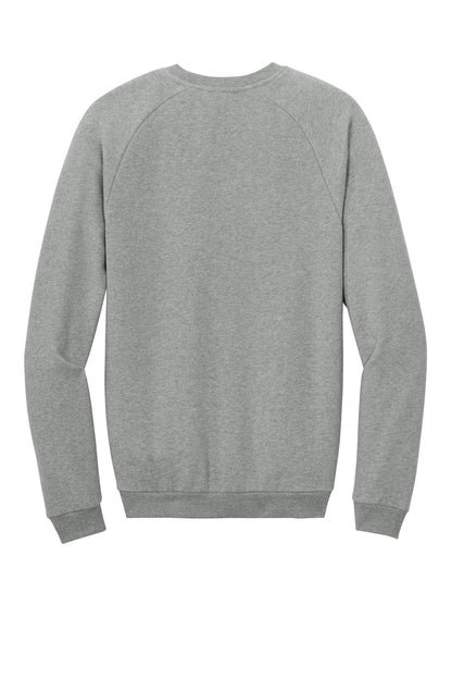Rear View of HtrdSteel District Cloud Fleece Crew DT7804