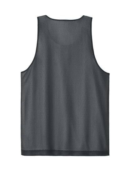 Rear View of IrGy/White Sport-Tek PosiCharge Reversible Mesh Tank ST5000