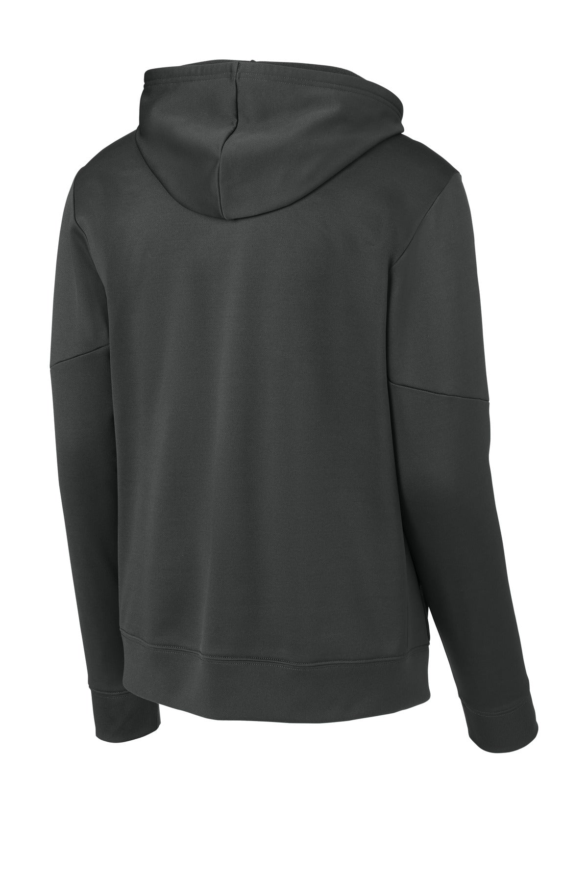 Rear View of IrGy/White Sport-Tek Sport-Wick Fleece United Pullover Hoodie ST255