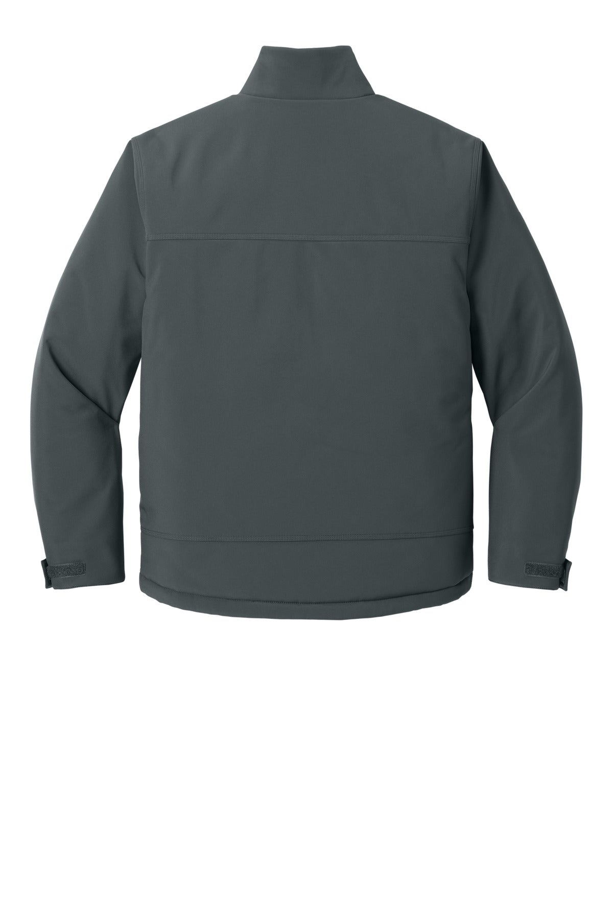 Rear View of IronGrey CornerStone Insulated Workwear Soft Shell CSJ75