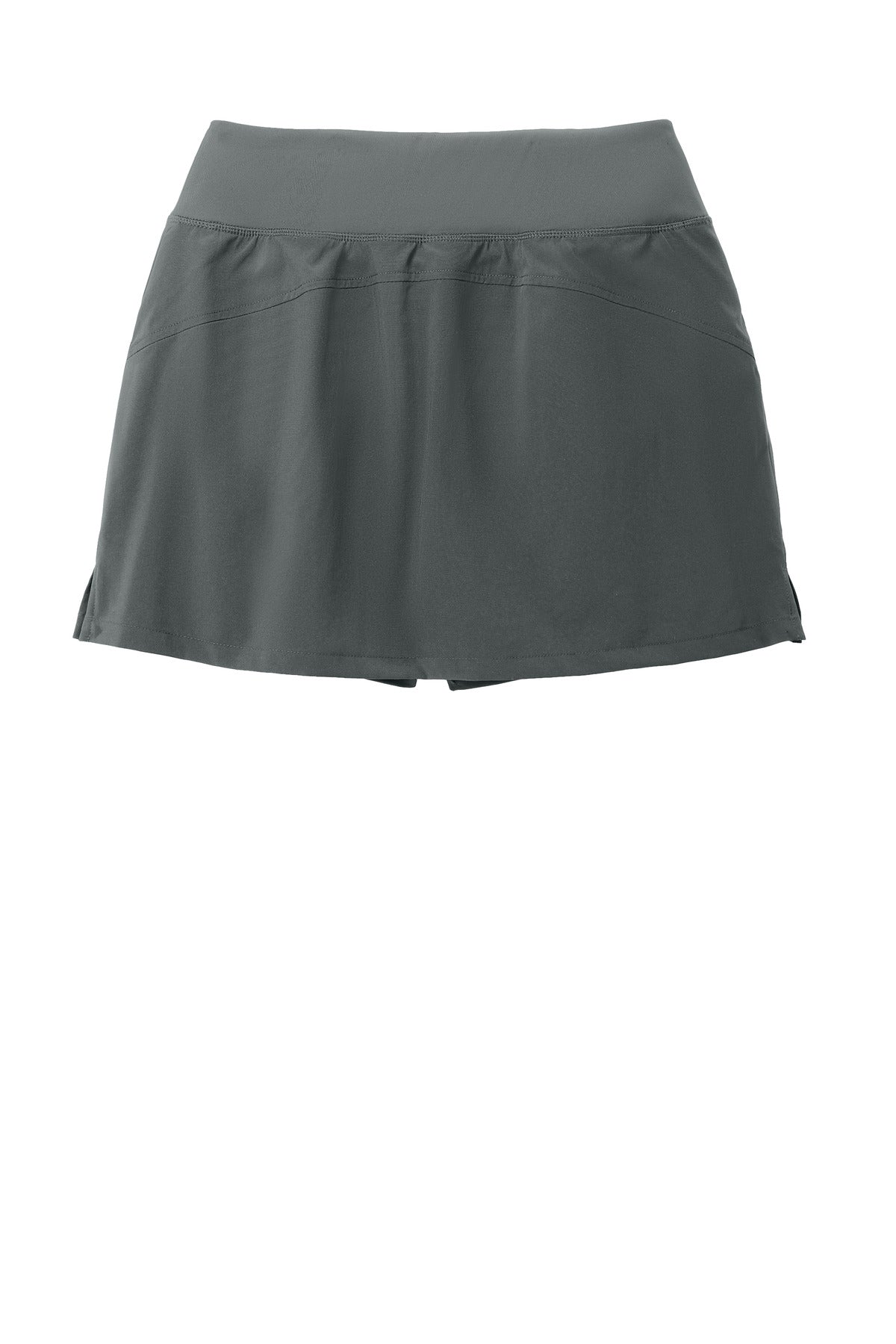 Rear View of IronGrey Sport-Tek Women's Repeat Skort LST486