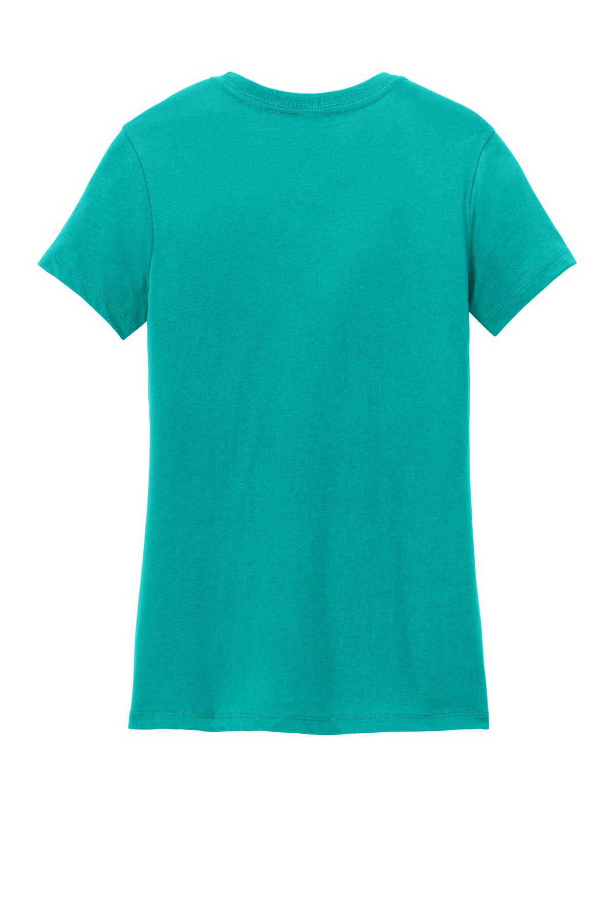 Rear View of Jade District Women's Perfect Weight Tee. DM104L