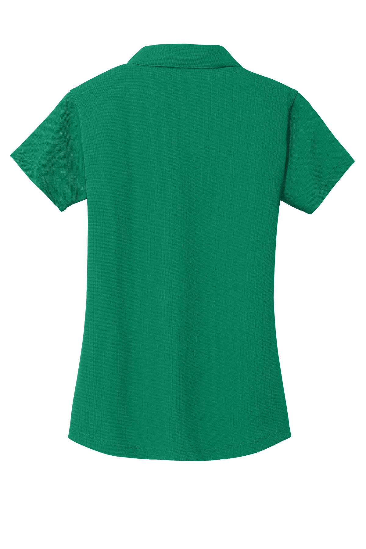 Rear View of Jewel Green Port Authority Women's Dry Zone Grid Polo. L572