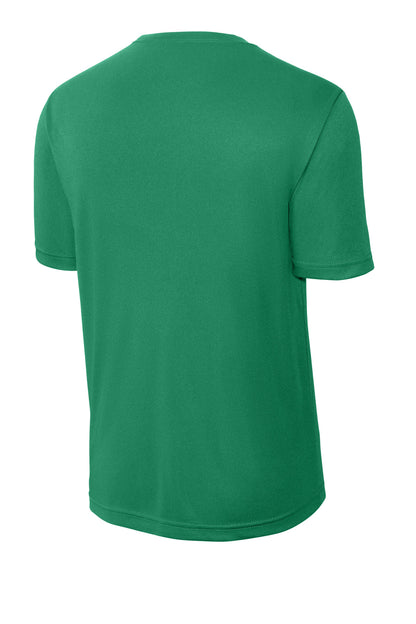 Rear View of Kelly Green Sport-Tek Tall PosiCharge Competitor Tee. TST350