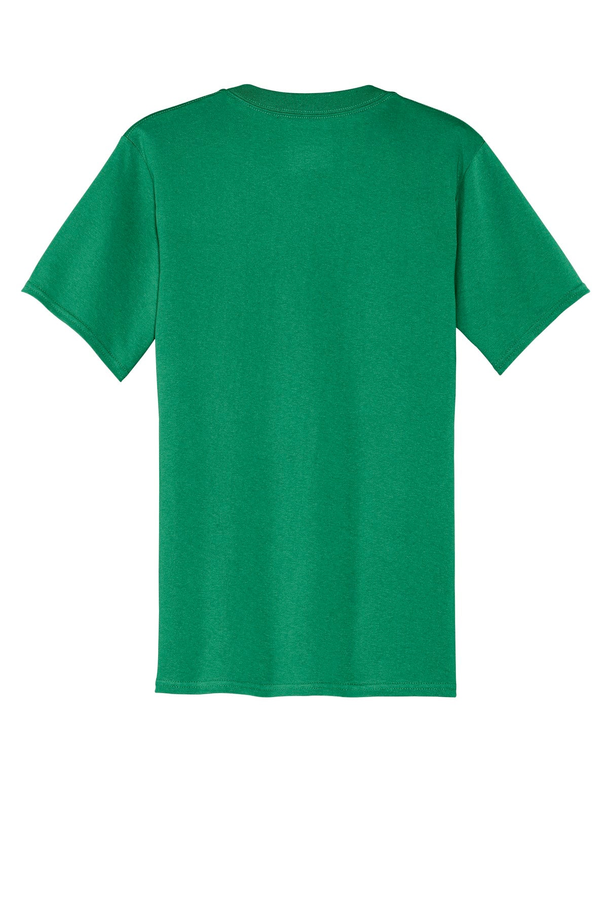 Rear View of Kelly Port & Company Core Cotton Pocket Tee. PC54P