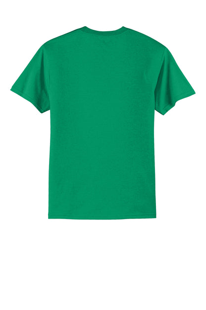 Rear View of Kelly Port & Company Tall Core Blend Tee. PC55T