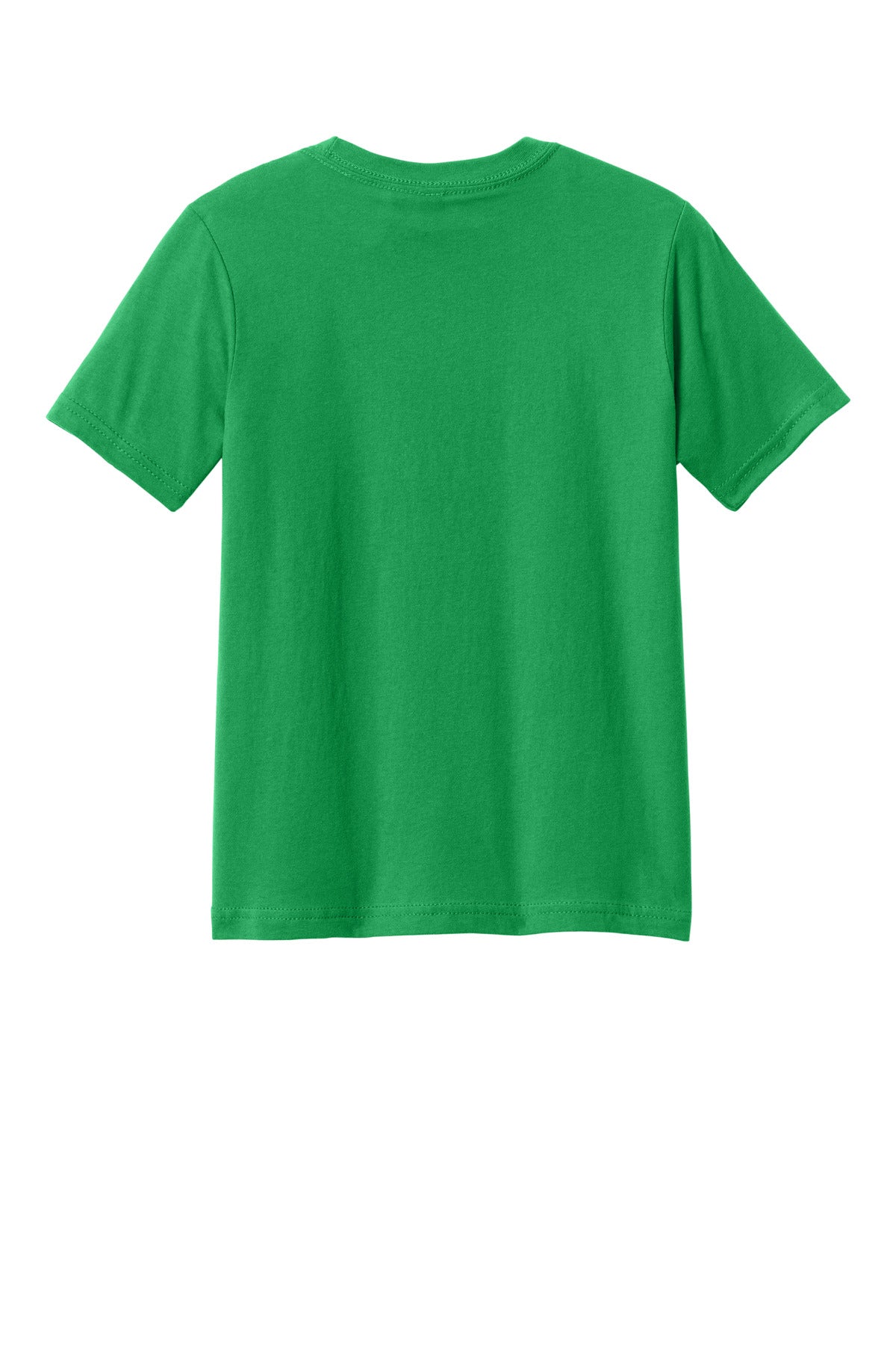 Rear View of KellyGreen Next Level Apparel Youth Cotton Tee NL3310