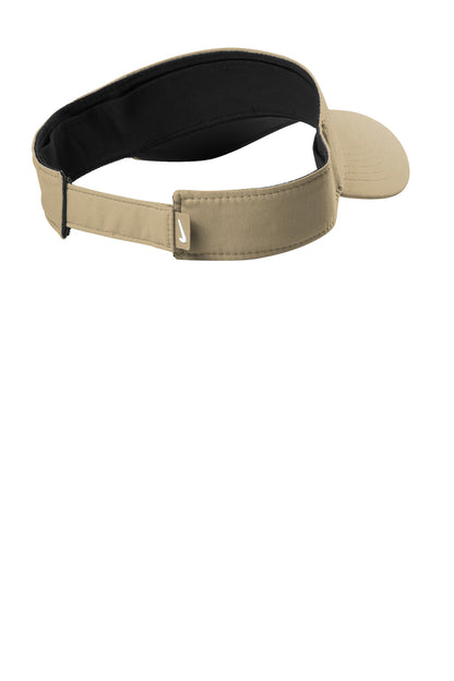 Rear View of Khaki Nike Dri-FIT Team Performance Visor NKFB5675