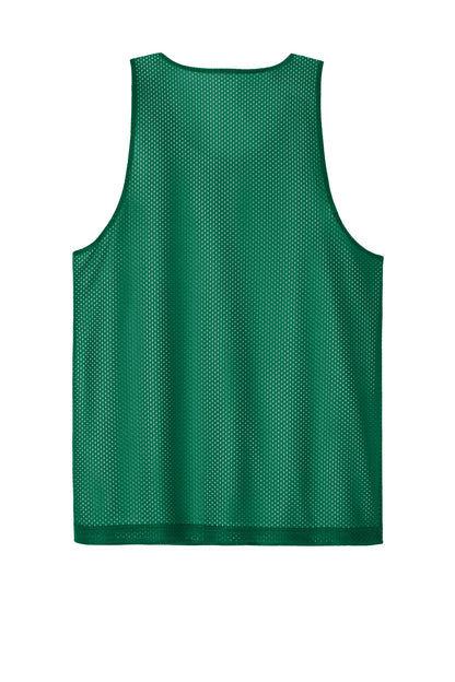 Rear View of KllyGr/Wht Sport-Tek PosiCharge Reversible Mesh Tank ST5000
