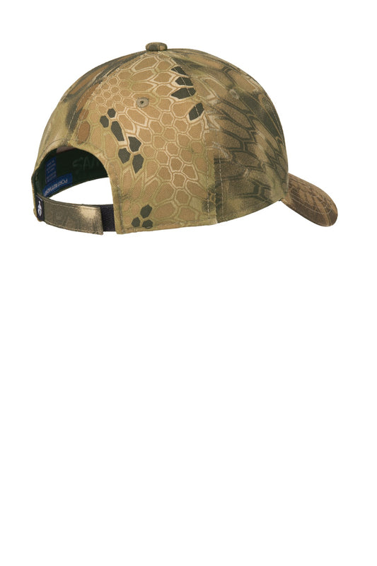 Rear View of Kryptek Hilndr Port Authority Pro Camouflage Series Cap. C855