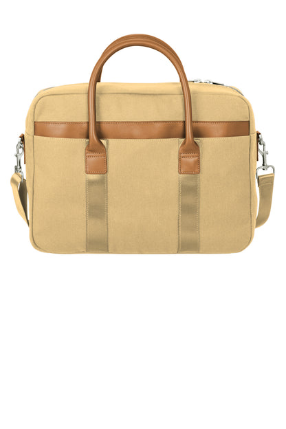 Rear View of LedgerKhk Brooks Brothers Wells Briefcase BB18830