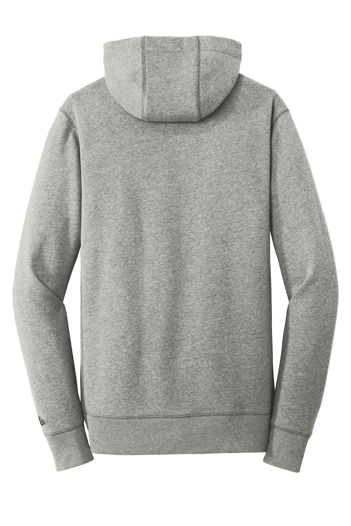 Rear View of Light Graph Tw New Era French Terry Pullover Hoodie. NEA500