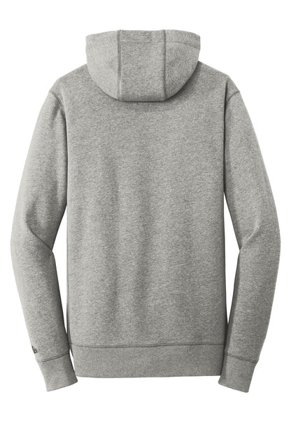 Rear View of Light Graph Tw New Era French Terry Pullover Hoodie. NEA500