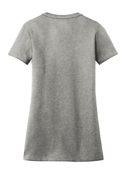 Rear View of Light Graph Tw New Era Women's Heritage Blend V-Neck Tee. LNEA101