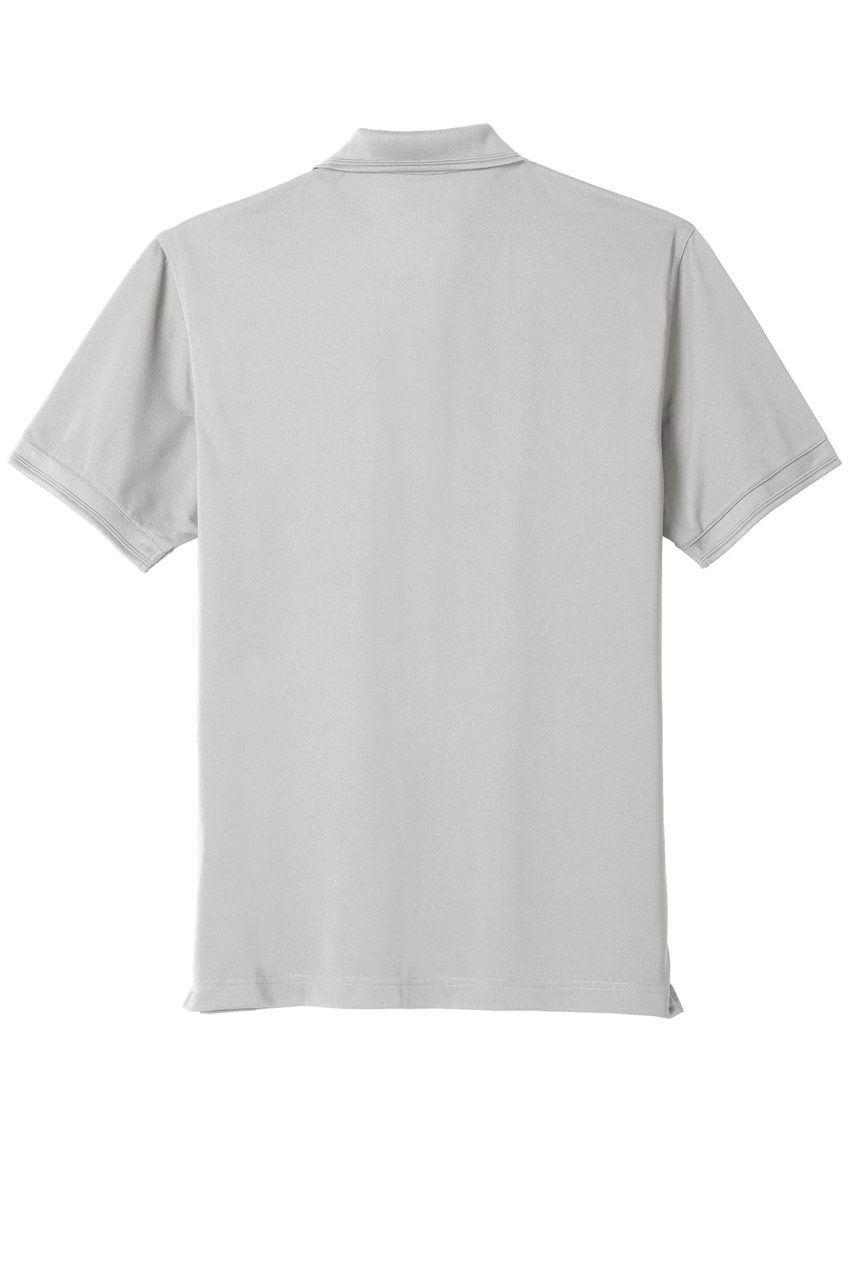 Rear View of Light Grey CornerStone Industrial Snag-Proof Pique Pocket Polo. CS4020P