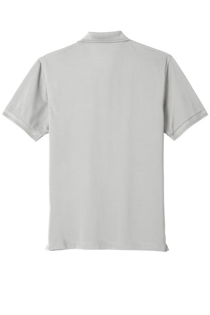 Rear View of Light Grey CornerStone Industrial Snag-Proof Pique Pocket Polo. CS4020P