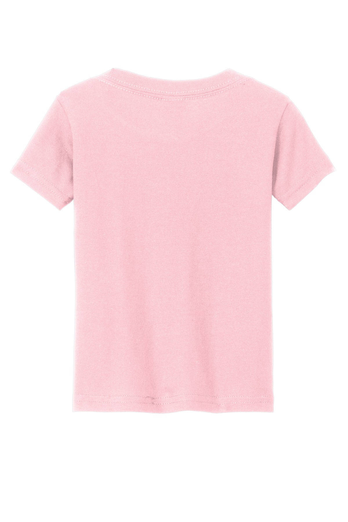 Rear View of Light Pink Gildan Heavy Cotton Toddler T-Shirt 5100P
