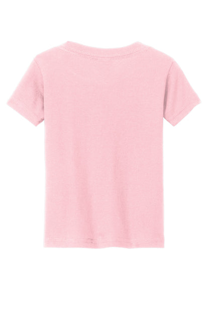Rear View of Light Pink Gildan Heavy Cotton Toddler T-Shirt 5100P