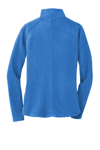 Rear View of Light Royal Port Authority Women's Microfleece Jacket. L223