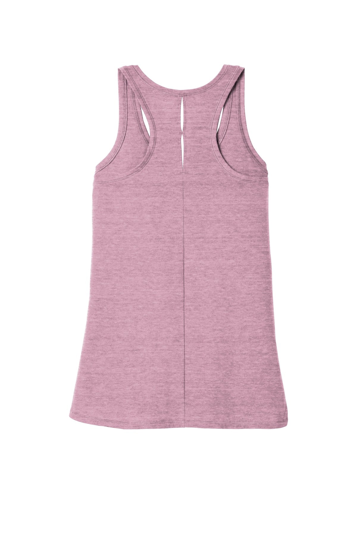Rear View of Lilac Hthr OGIO Women's Luuma Tank. LOG801