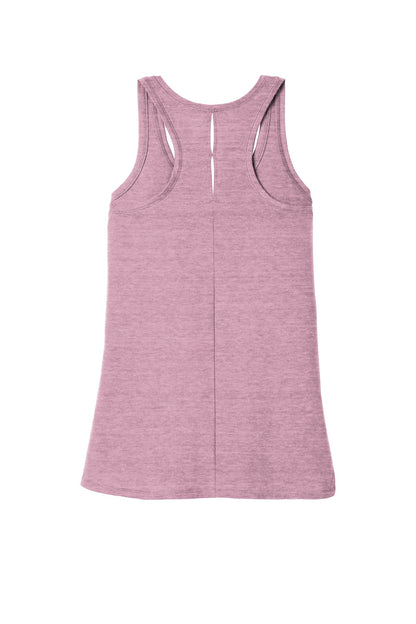 Rear View of Lilac Hthr OGIO Women's Luuma Tank. LOG801