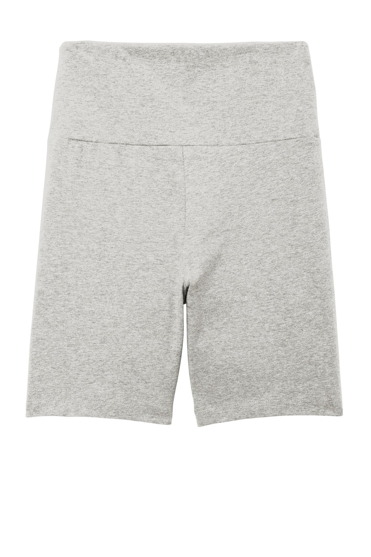 Rear View of LtHtGry District Women's Flex High-Waist Bike Short DT7509