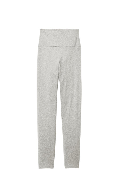 Rear View of LtHtGry District Women's Flex High-Waist Legging DT7510