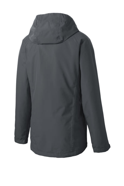 Rear View of Magnet Port Authority Women's Torrent Waterproof Jacket. L333