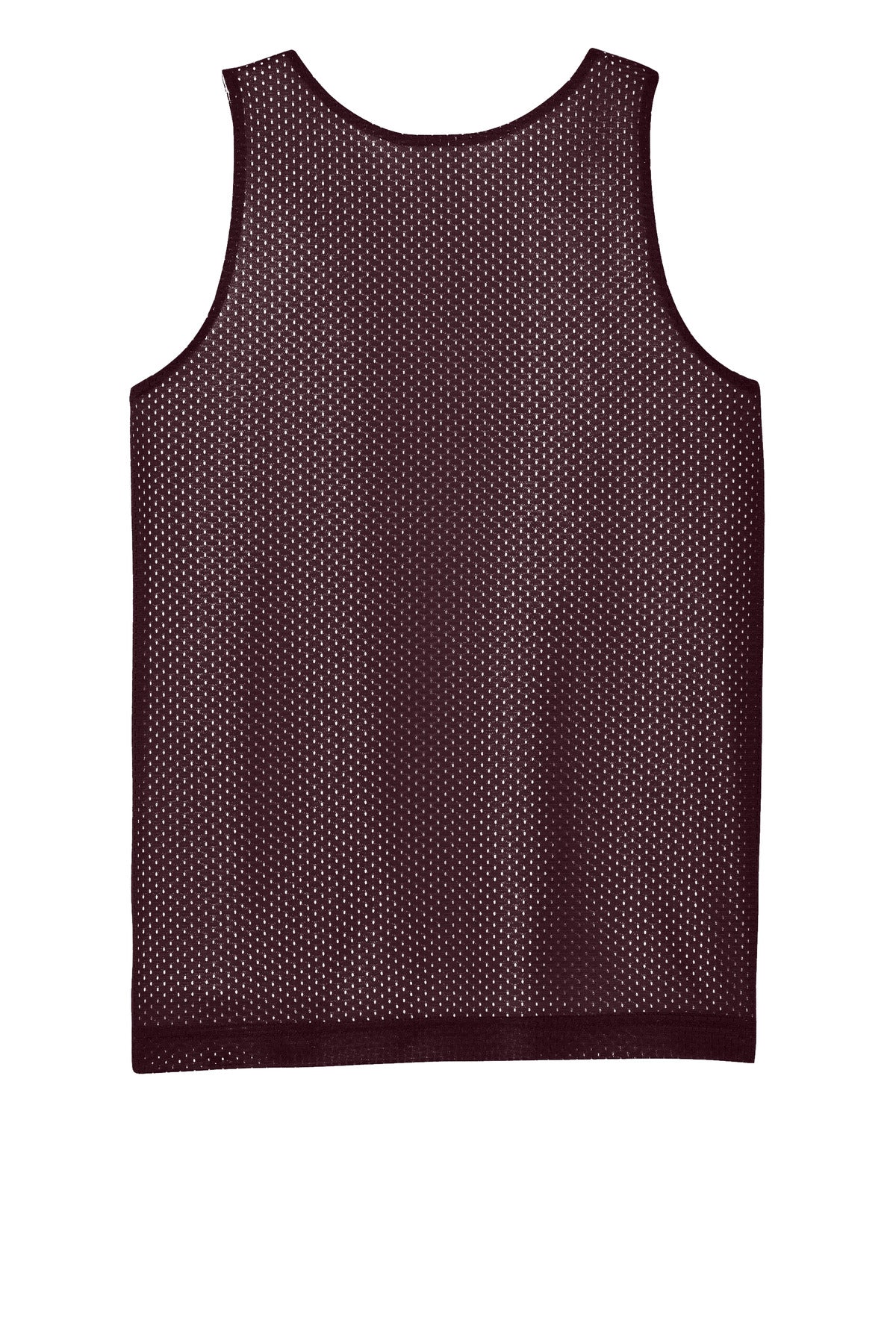 Rear View of Mar/White Sport-Tek Youth PosiCharge Reversible Mesh Tank YST5000