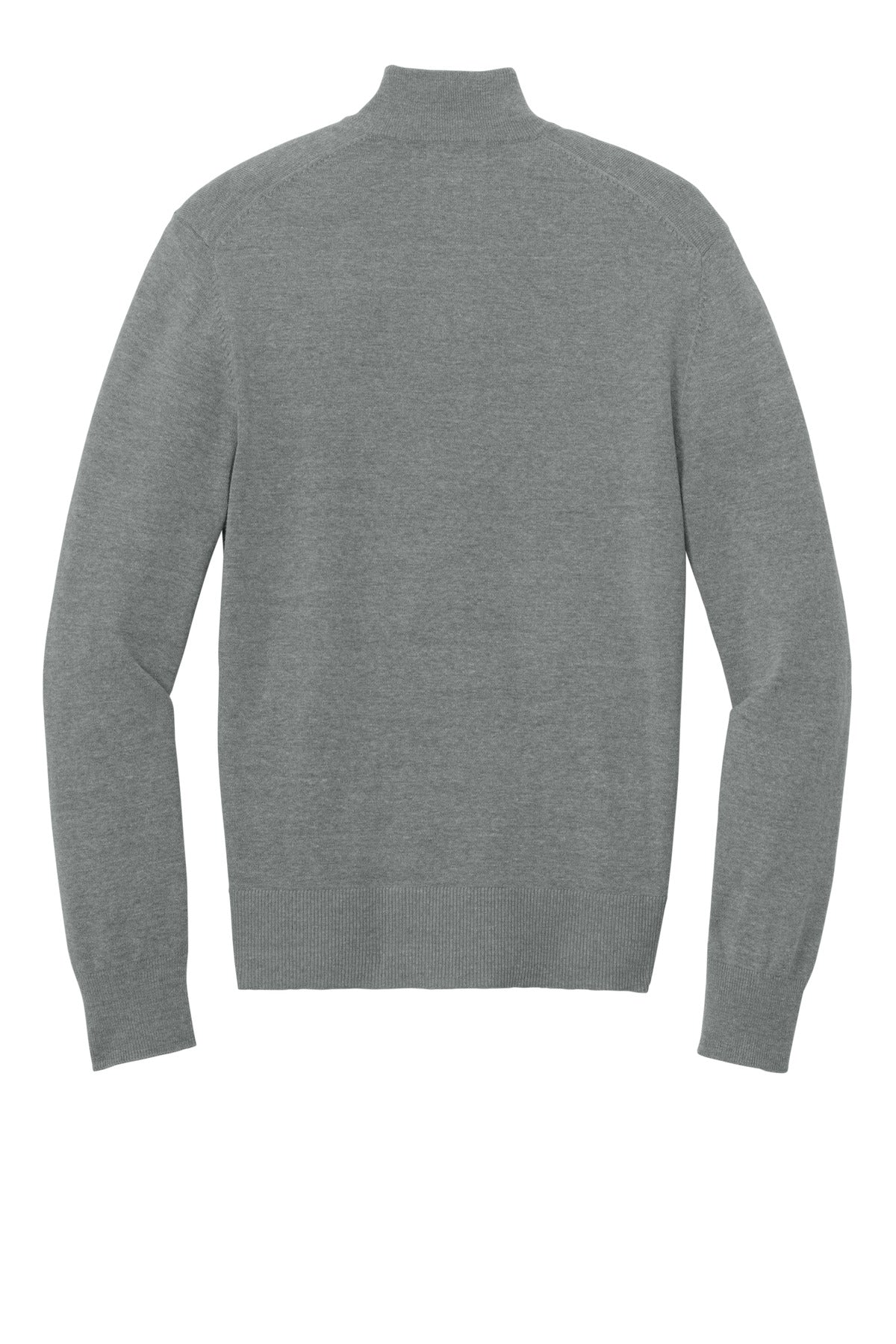 Rear View of MdHtGrey Port Authority Easy Care 1/4-Zip Sweater SW2900