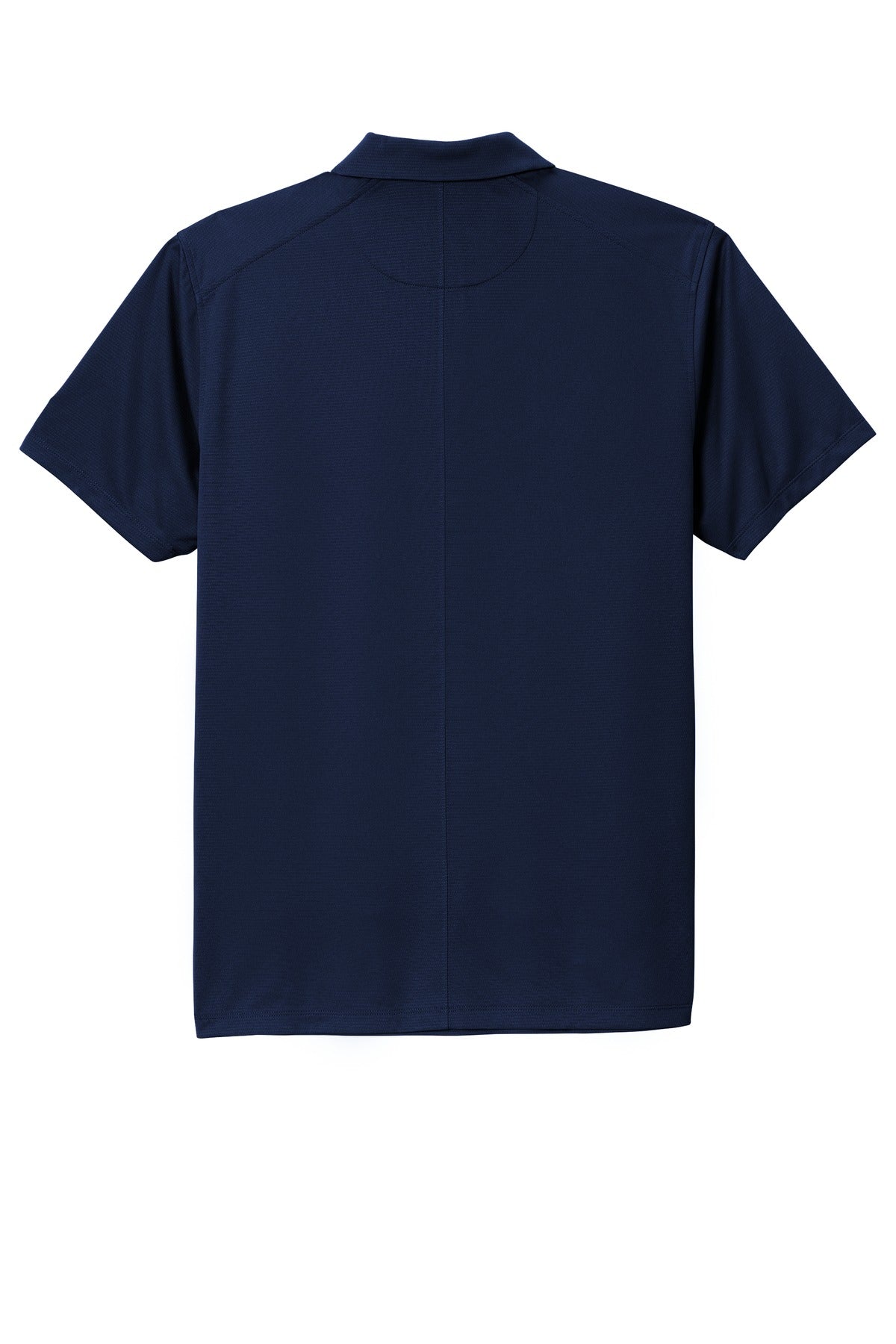 Rear View of Midnight Navy Nike Dry Essential Solid Polo NKBV6042
