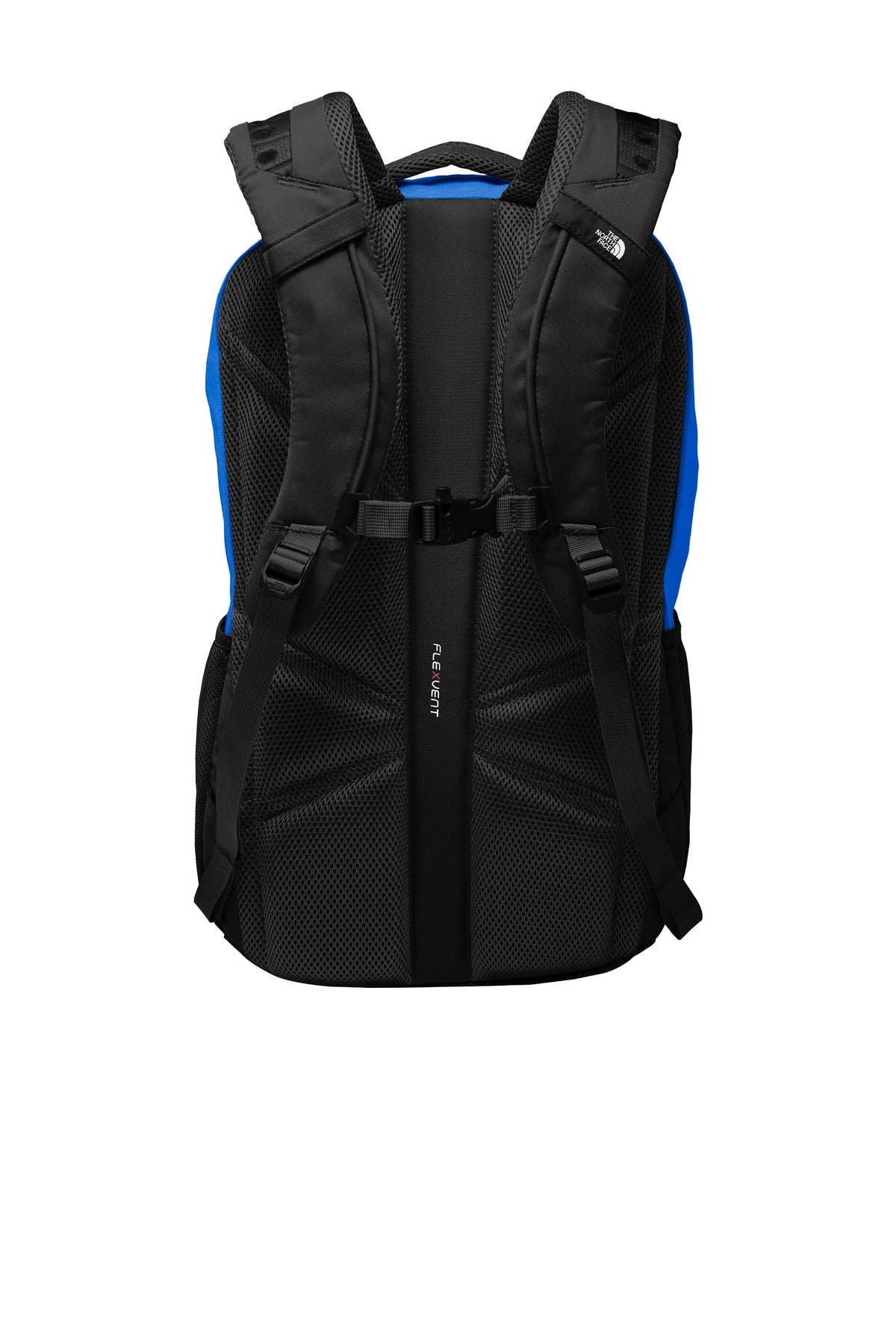 Rear View of Mon Bl/TNF Blk The North Face Connector Backpack. NF0A3KX8