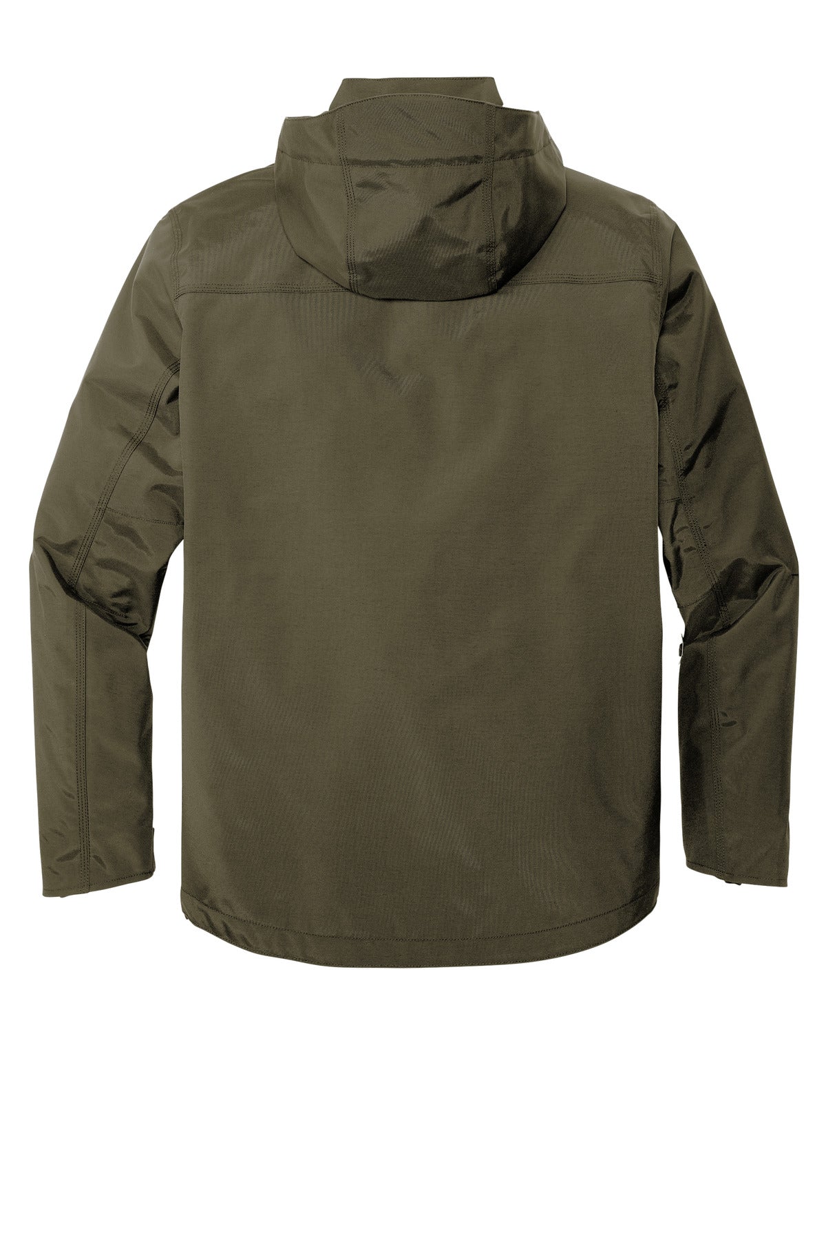 Rear View of Moss Carhartt Storm Defender Shoreline Jacket CT104670