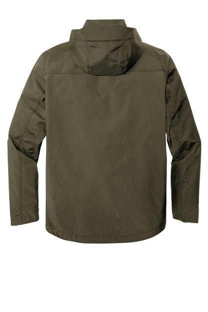 Rear View of Moss Carhartt Storm Defender Shoreline Jacket CT104670