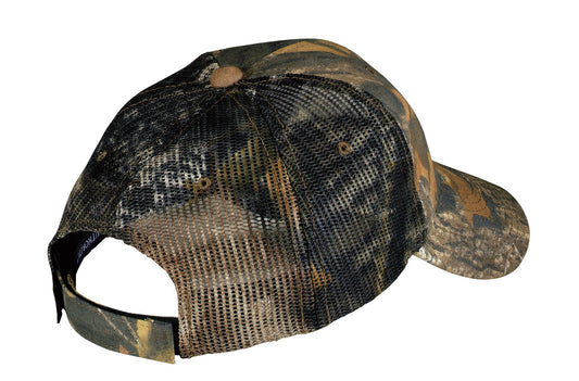 Rear View of MsyOak/NewBkUp Port Authority Pro Camouflage Series Cap with Mesh Back. C869