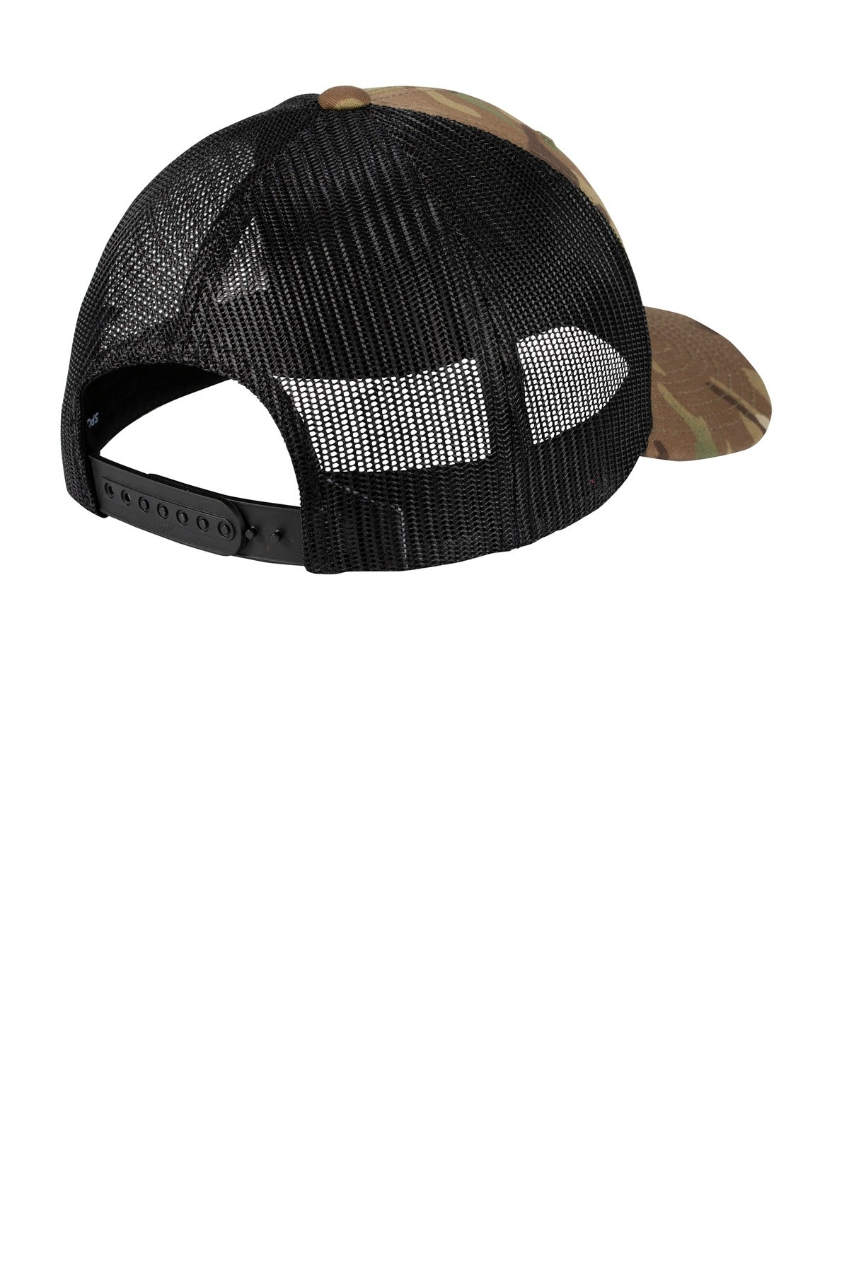 Rear View of Multicam Sport-Tek YP Classics Retro Trucker Cap. STC39