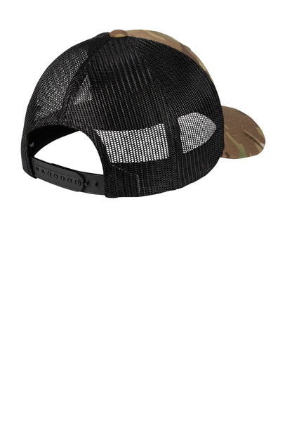 Rear View of Multicam Sport-Tek YP Classics Retro Trucker Cap. STC39