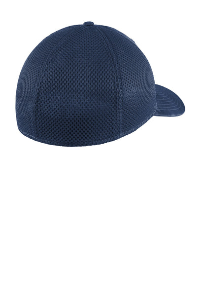 Rear View of Navy Camo New Era Tonal Camo Stretch Tech Mesh Cap NE1091
